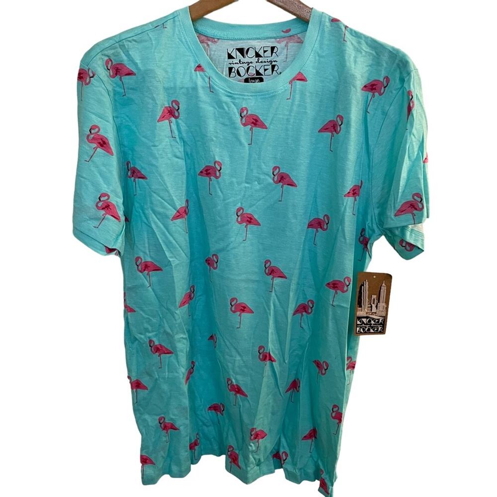 NWT Knicker Bocker Men’s Short Sleeve T-Shirt Bundle 2 Shirts “Vintage Design” L - Picture 2 of 15